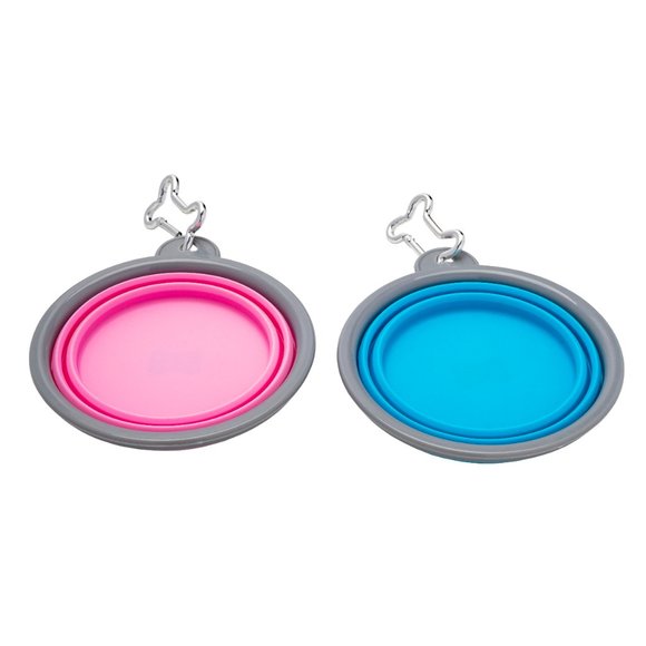 NICE PAWS 2pc Set Collapsible Bowls 1.5 Cup Capacity - Picture 2 of 7